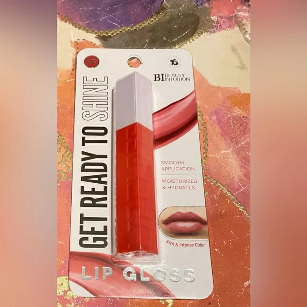 🛍️ 2 Beauty Intuition Pink Peony Lip Gloss 💄 & Big Curl Lashes Mascara💥